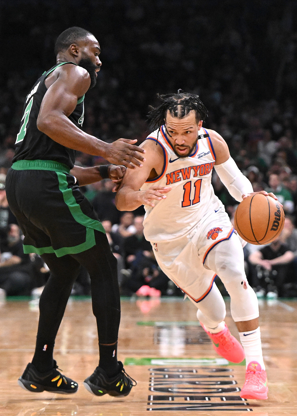 NBA季后赛东部半决赛：尼克斯102-127凯尔特人G5