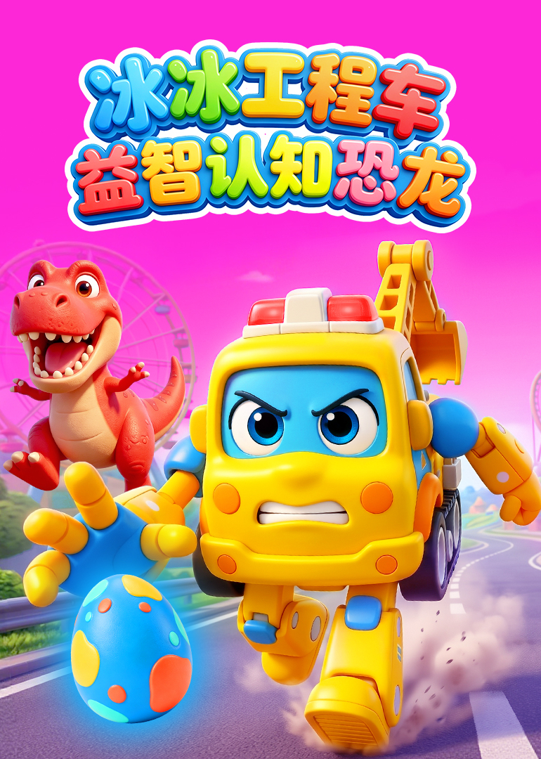 冰冰工程车益智认知恐龙封面图