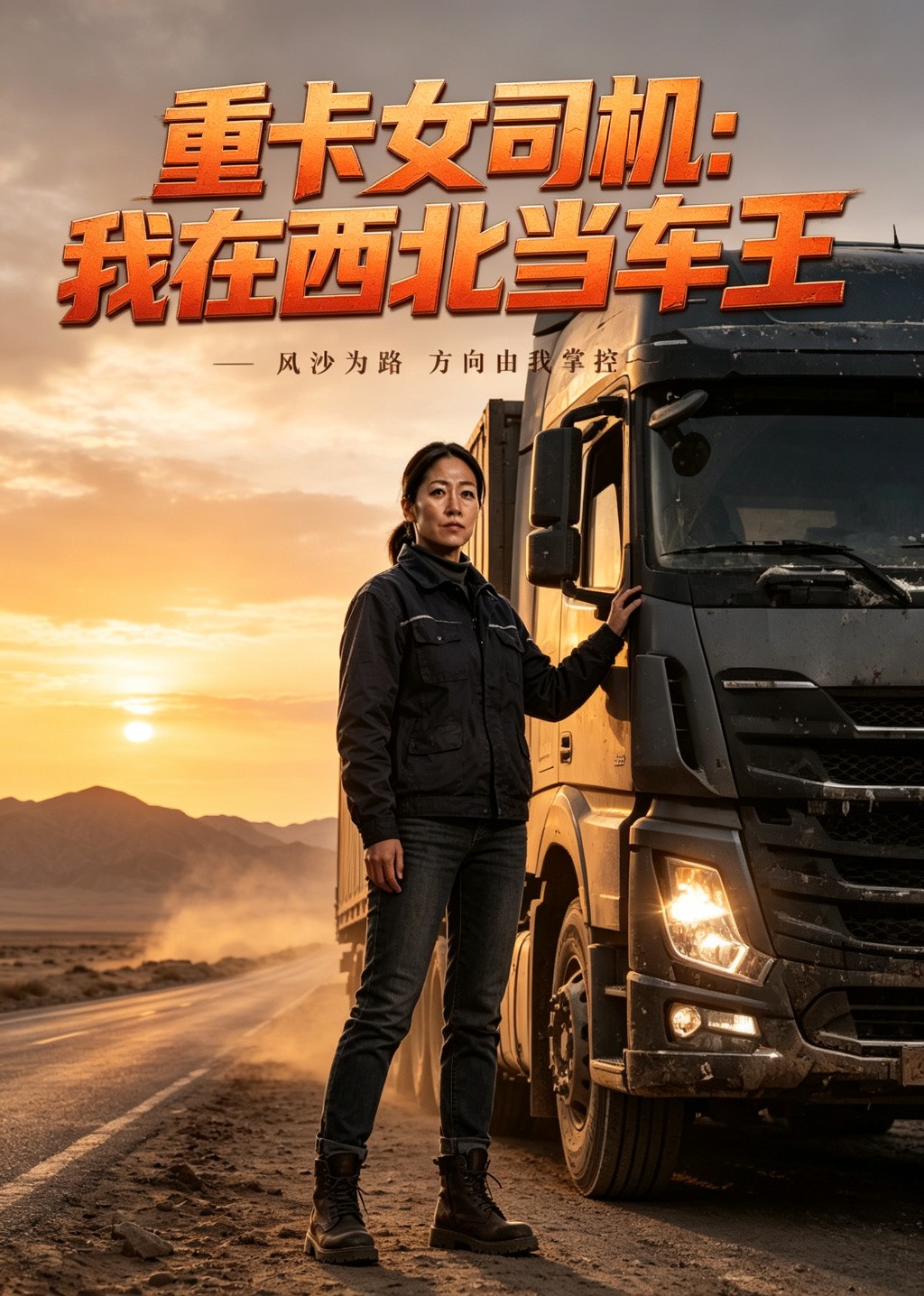 重卡女司机：我在西北当车王