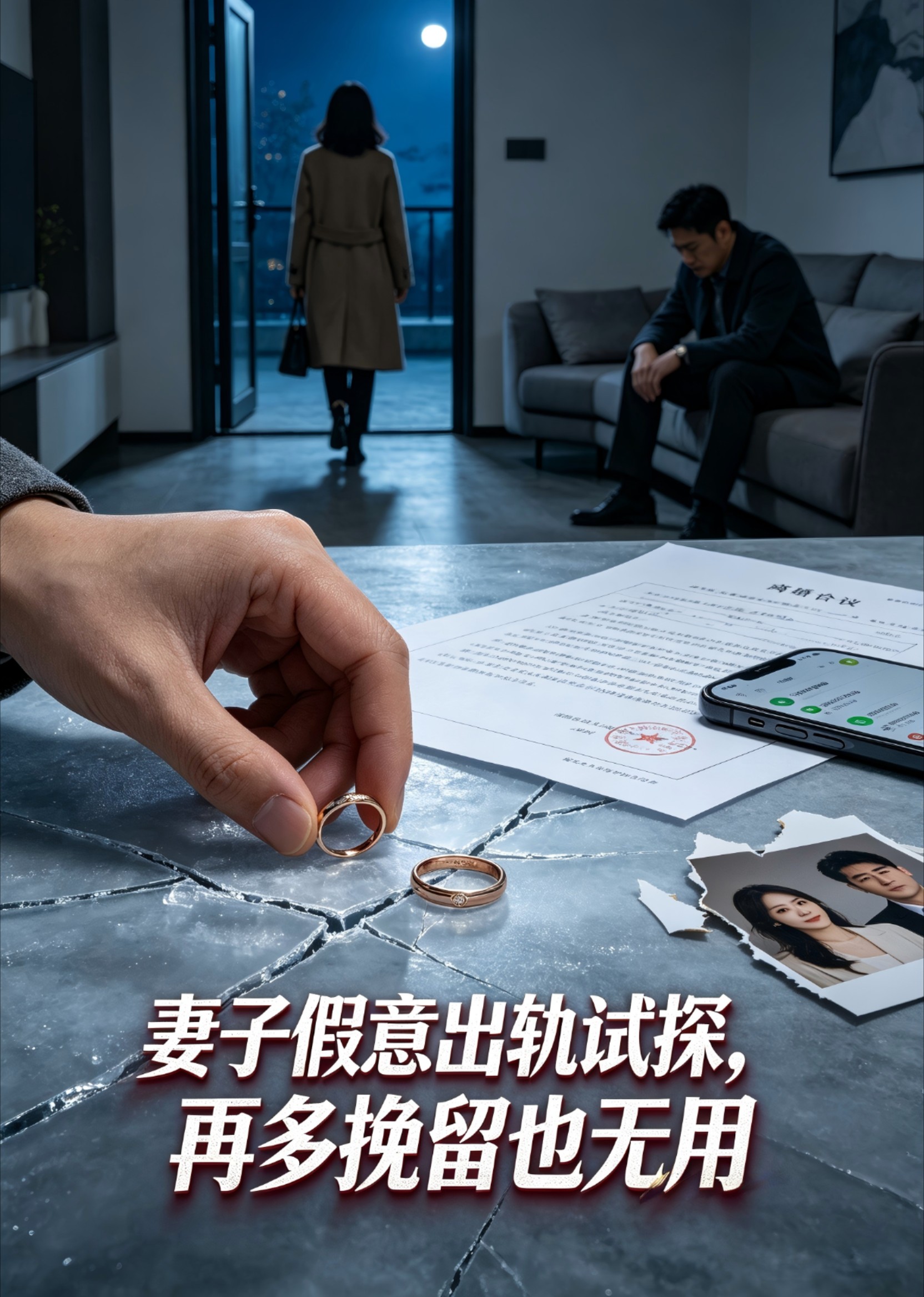妻子假意出轨试探，再多挽留也无用