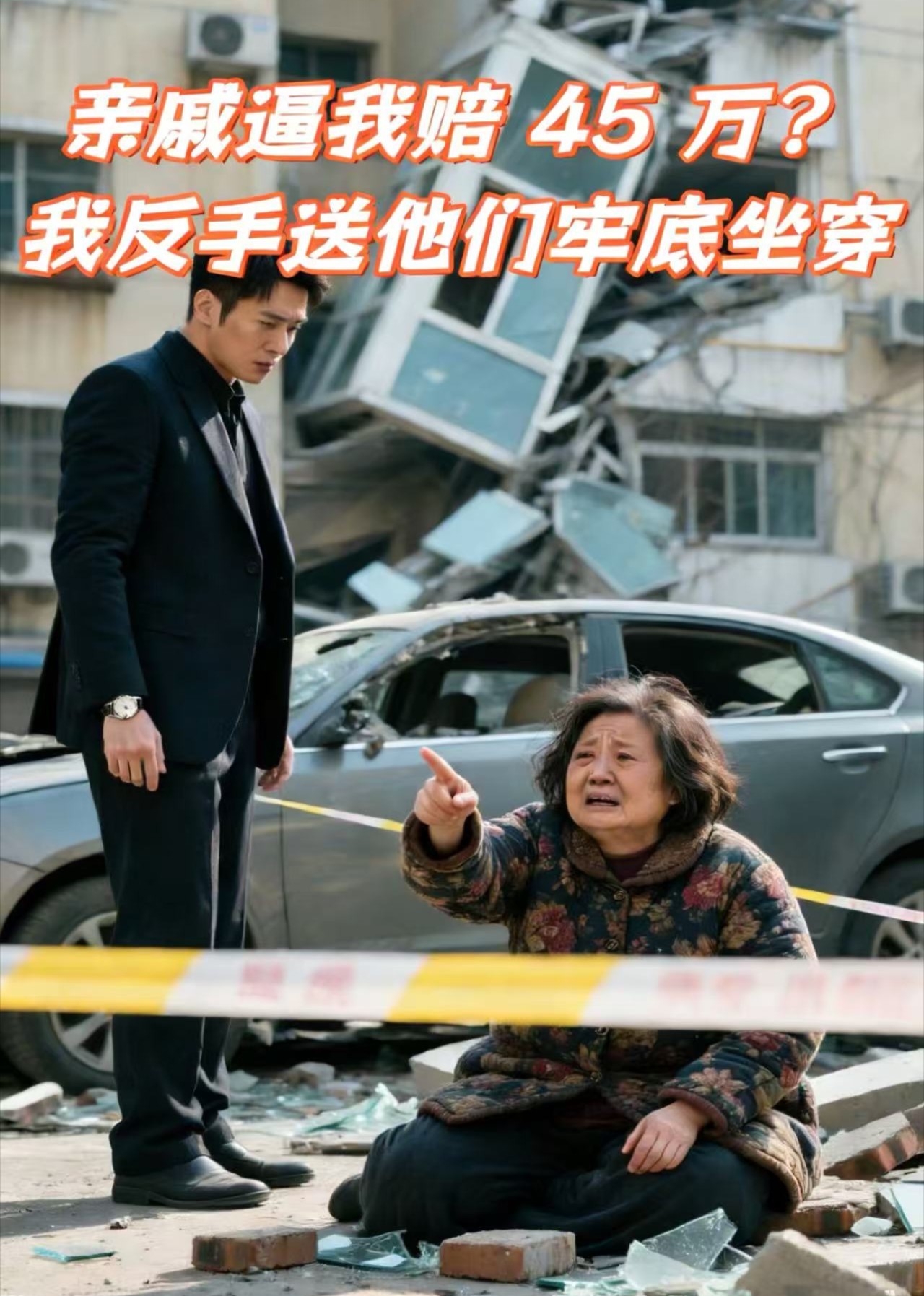 亲戚逼我赔45万？我反手送他们牢底坐穿