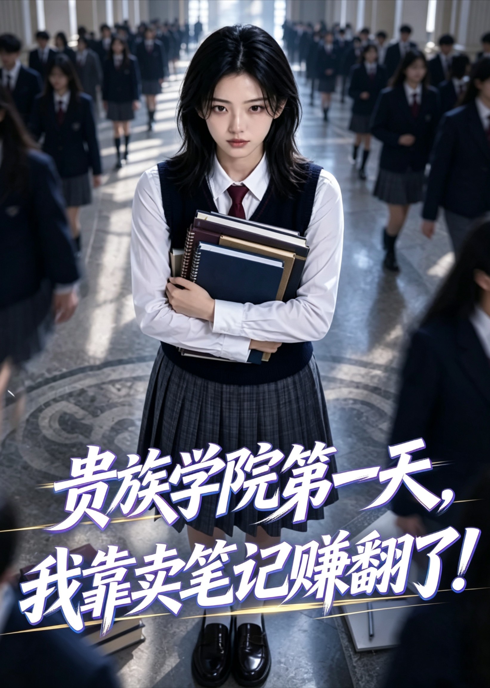 贵族学院第一天，我靠卖笔记赚翻了！