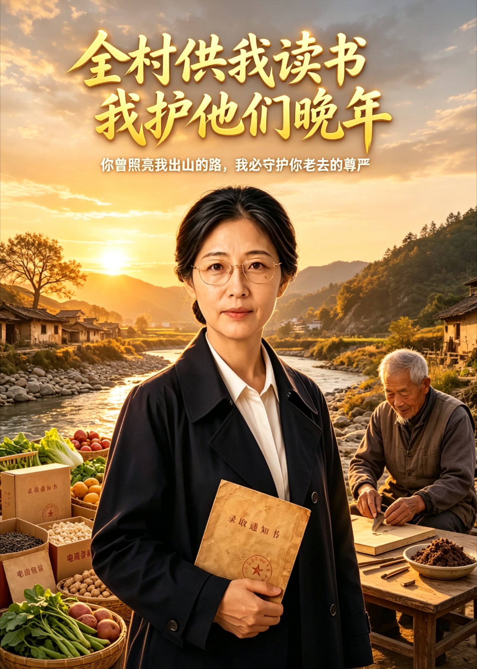 全村供我读书我护他们晚年封面图