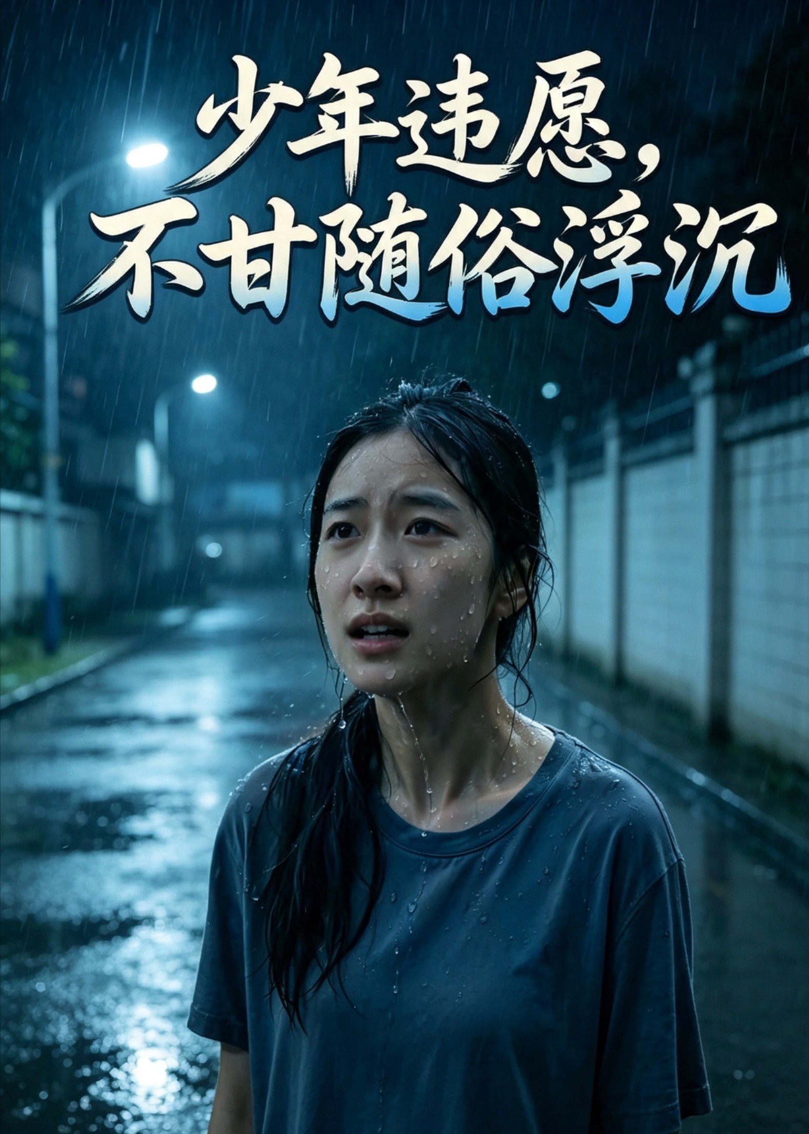 少年违愿，不甘随俗浮沉