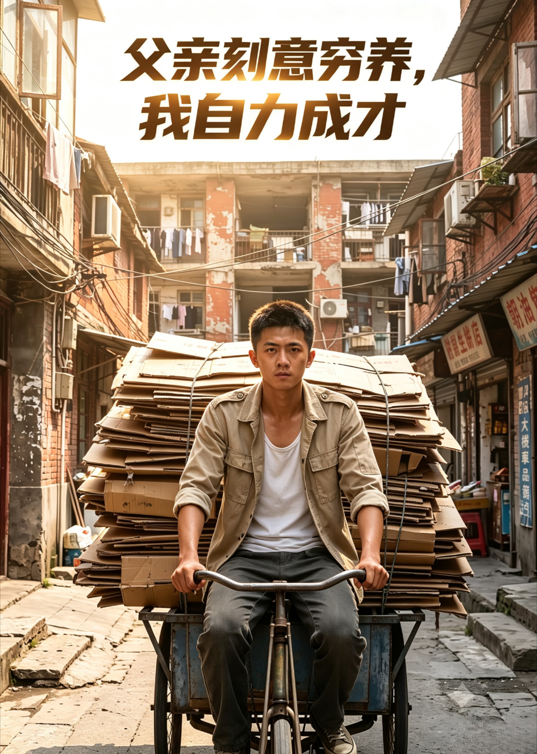 父亲刻意穷养，我自力成才