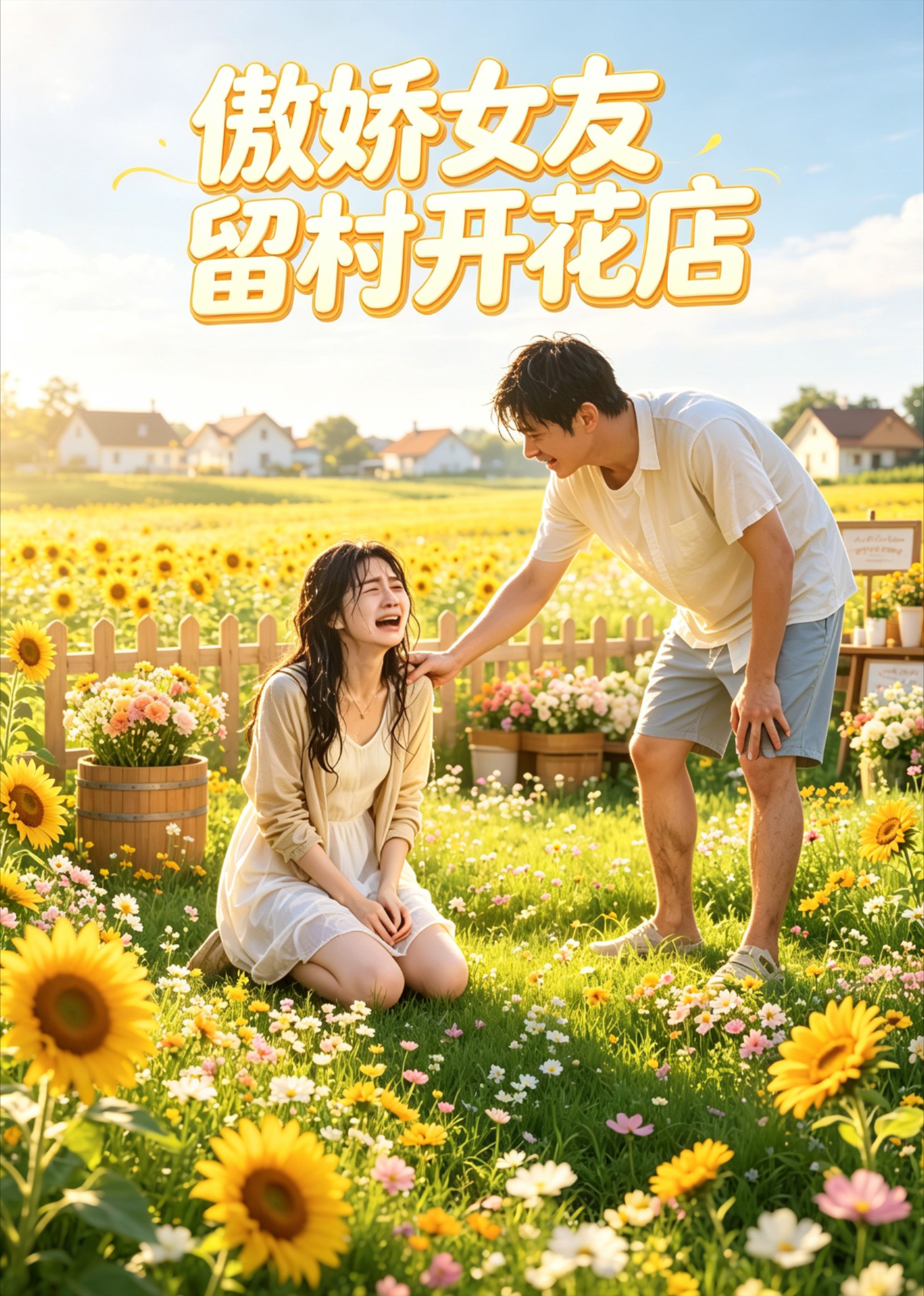 傲娇女友留村开花店