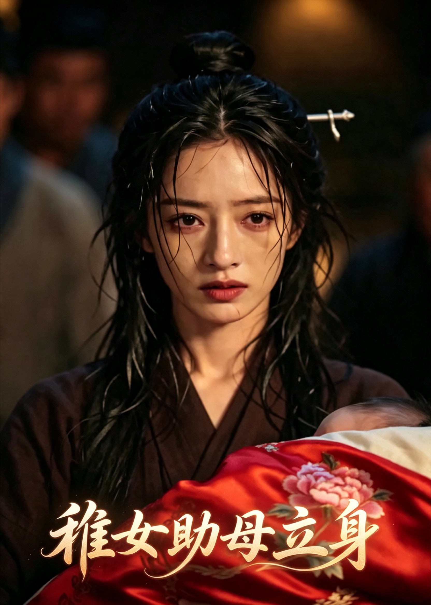 稚女助母立身