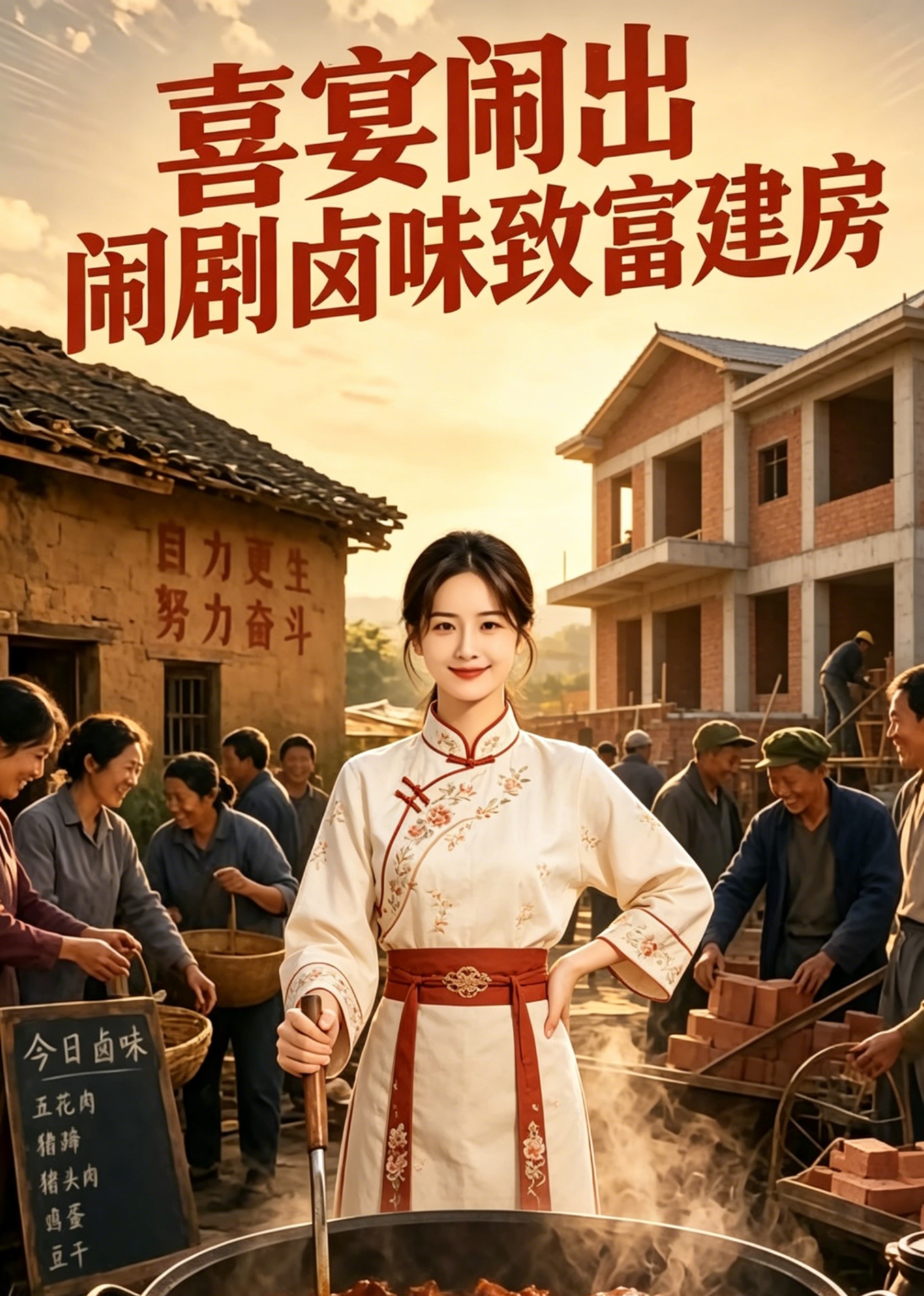 喜宴闹出闹剧卤味致富建房