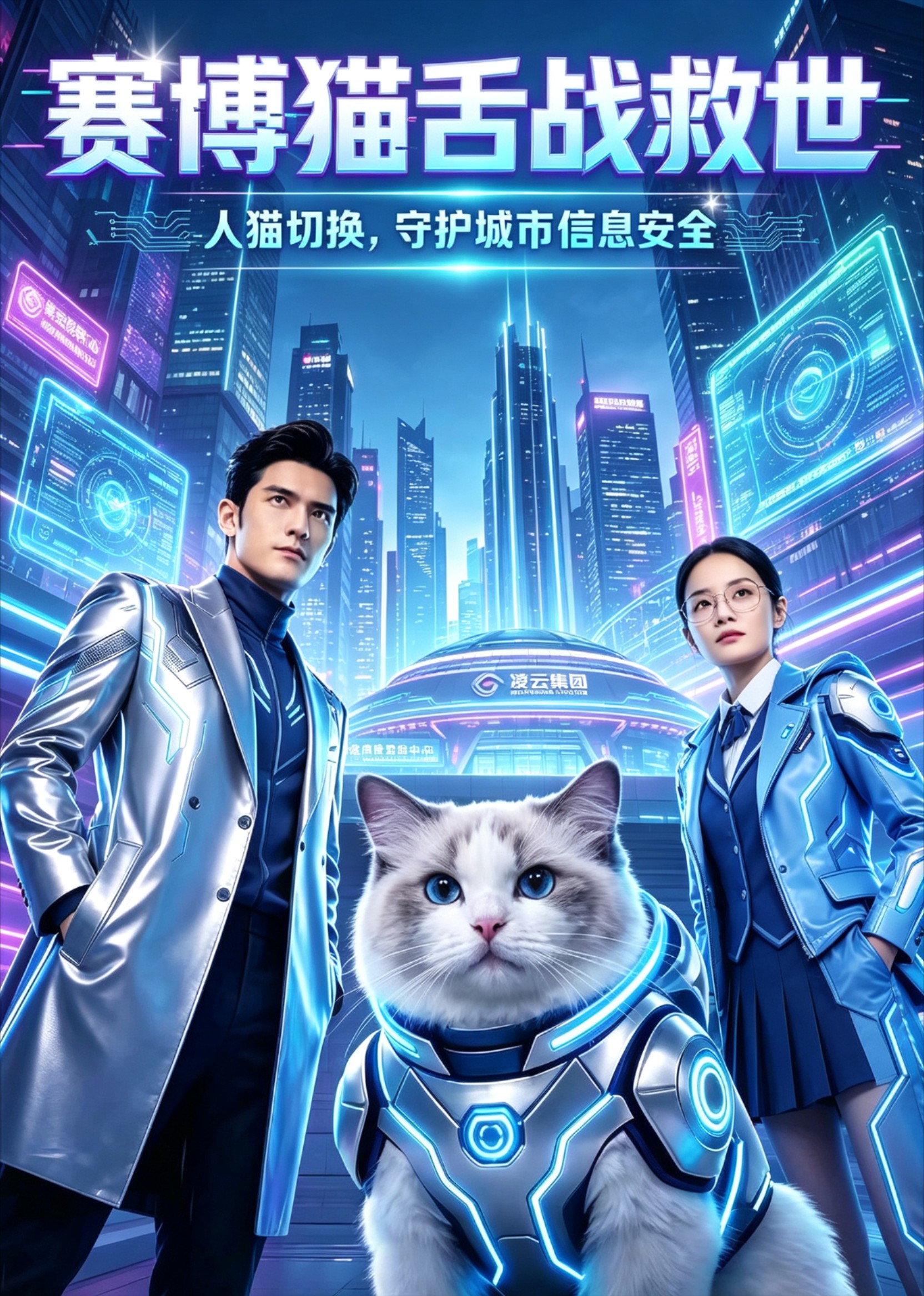 赛博猫舌战救世封面图