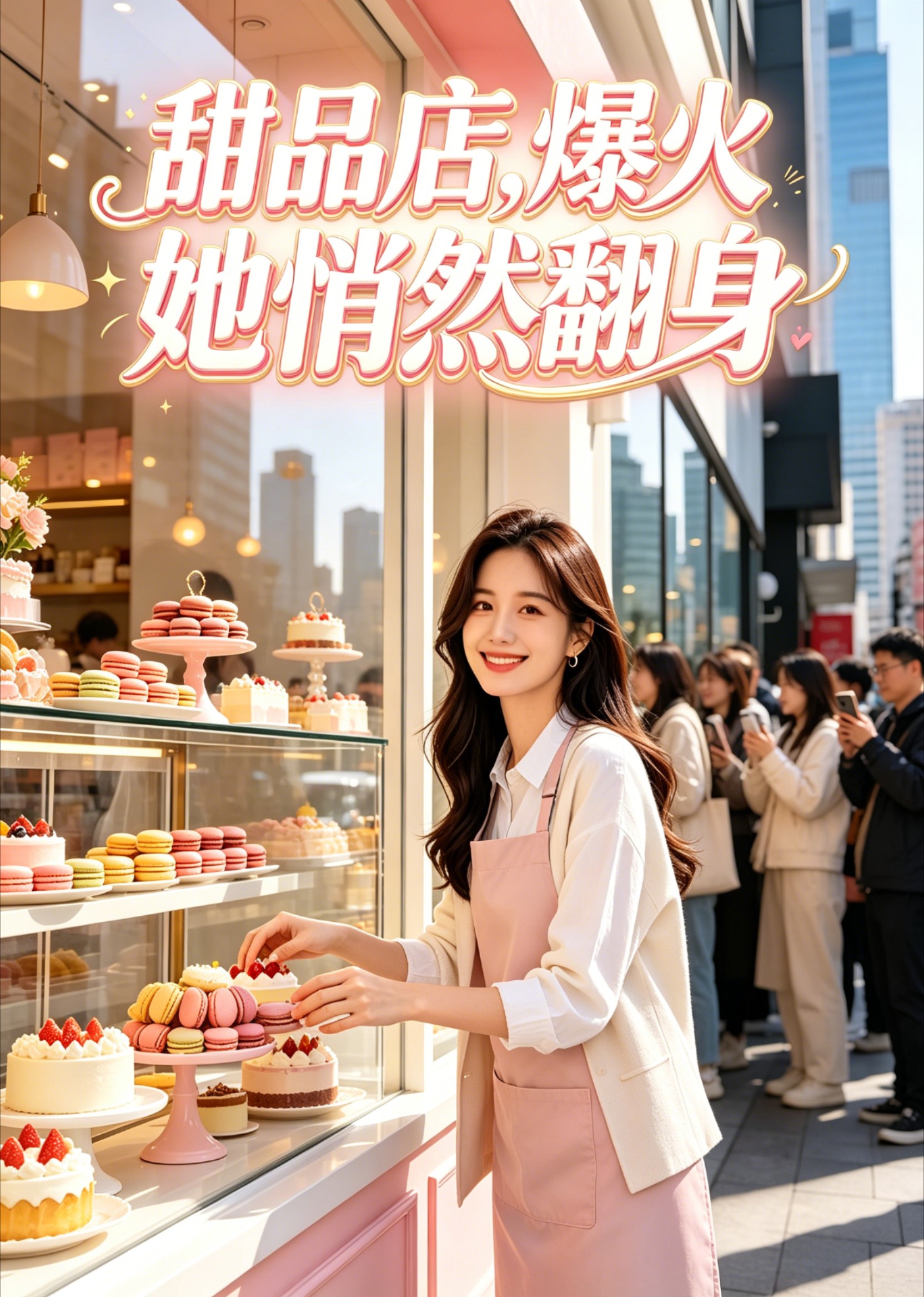 甜品店爆火，她悄然翻身