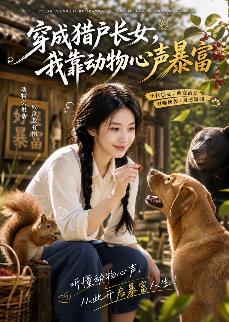 穿成猎户长女，我靠动物心声暴富封面图