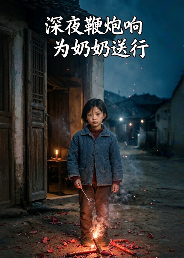 深夜鞭炮响为奶奶送行封面图
