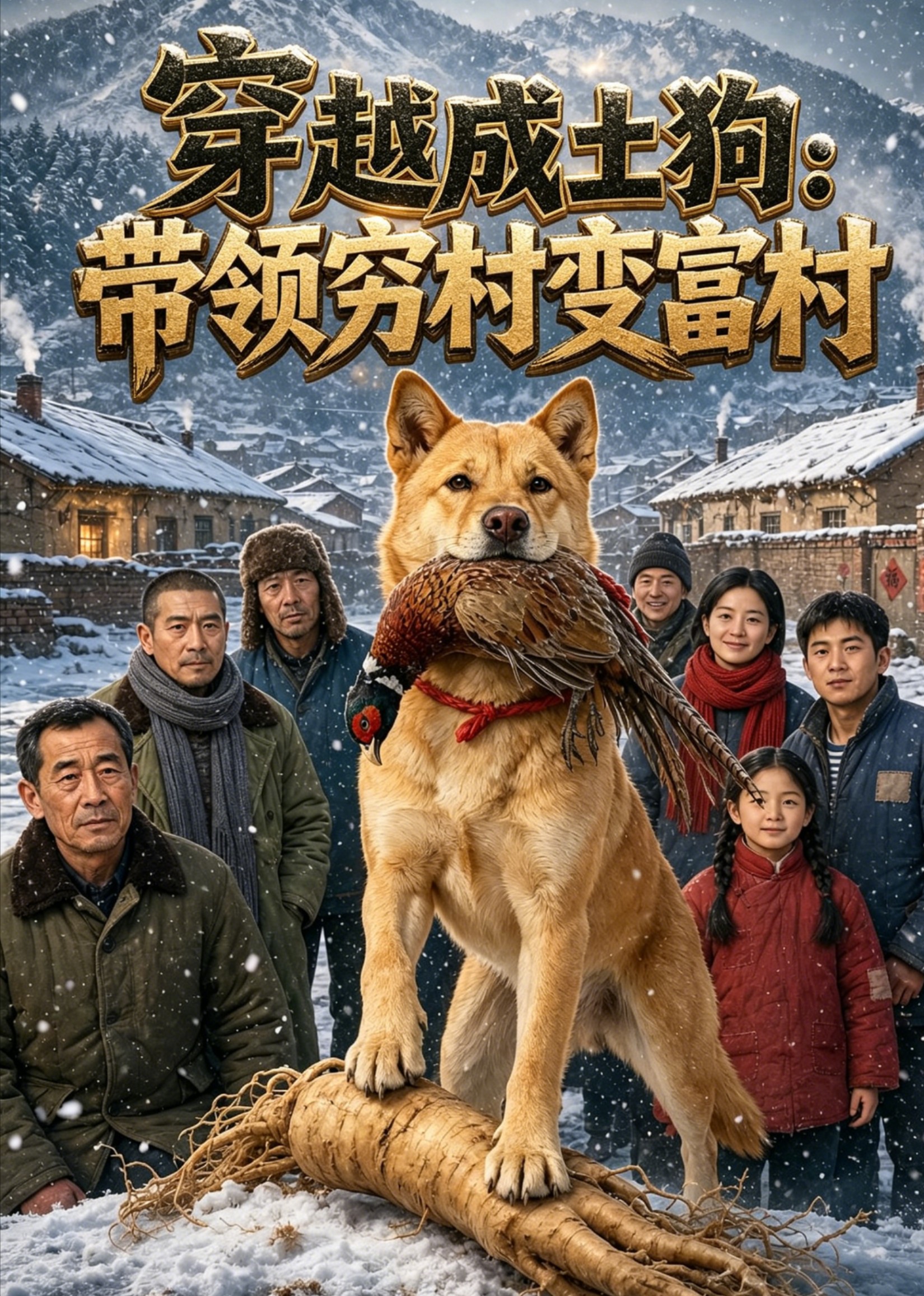 穿越成土狗，带领穷村变富村封面图