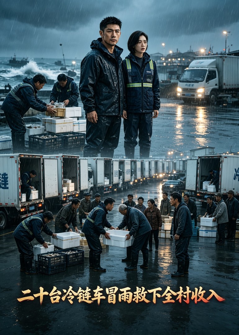 二十台冷链车冒雨救下全村收入封面图