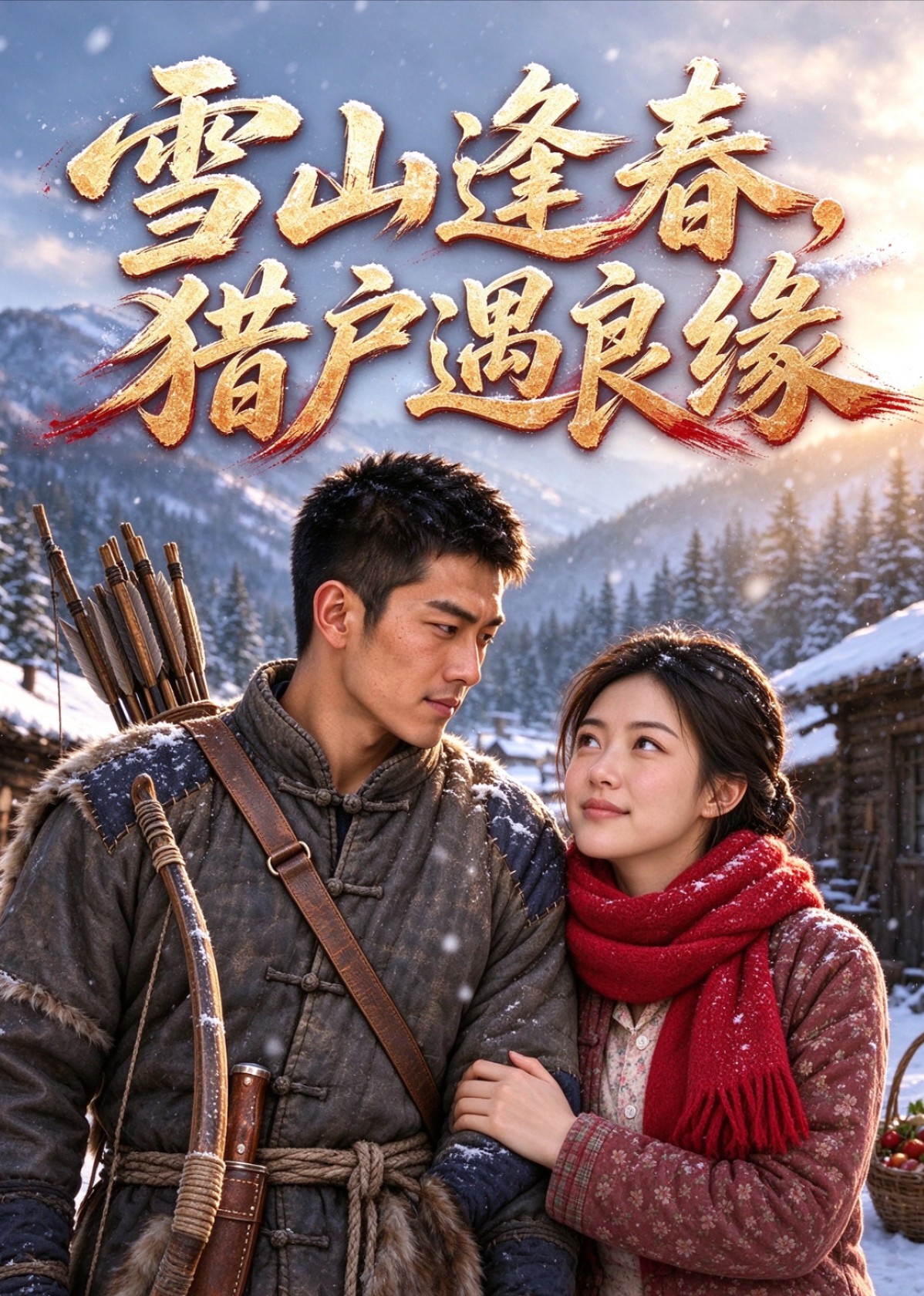 雪山逢春，猎户遇良缘封面图