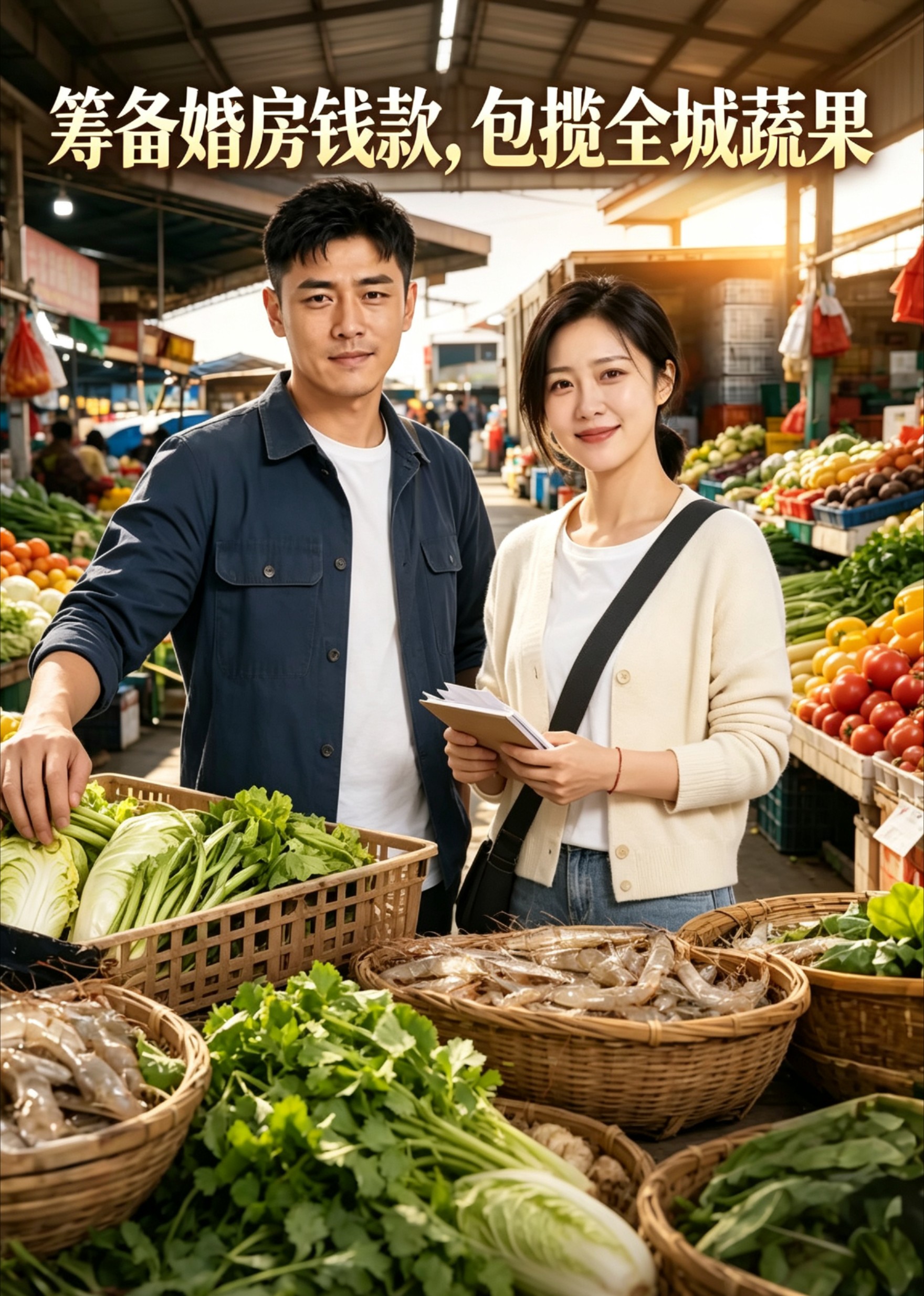 筹备婚房钱款，包揽全城蔬果