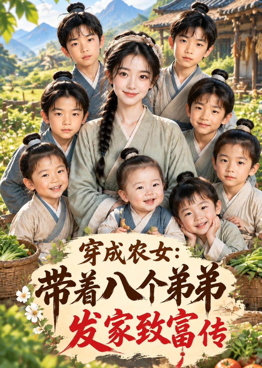 穿成农女：带着八个弟弟发家致富传