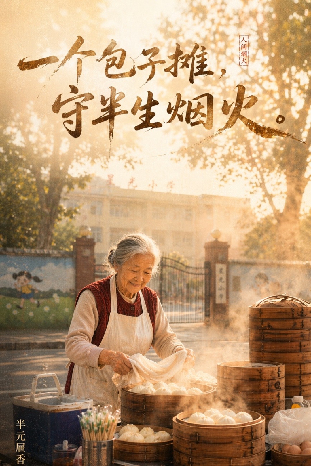 一个包子摊，守半生烟火