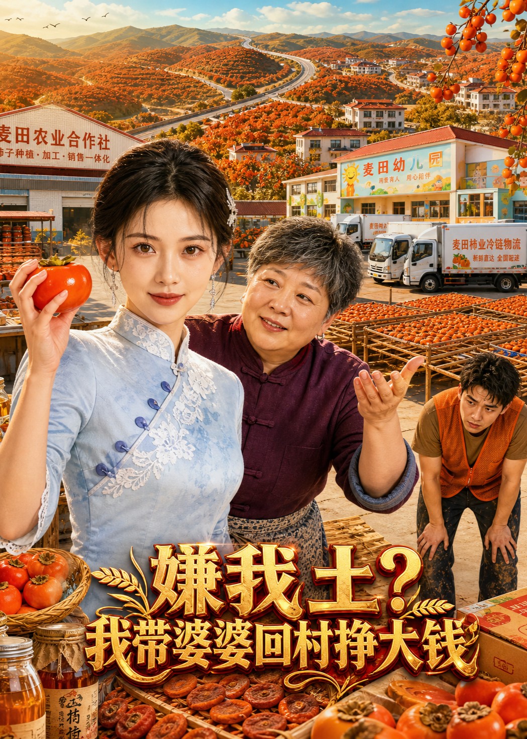 嫌我土？我带婆婆回村挣大钱