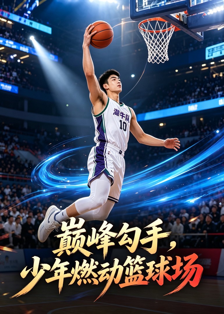 巅峰勾手，少年燃动篮球场