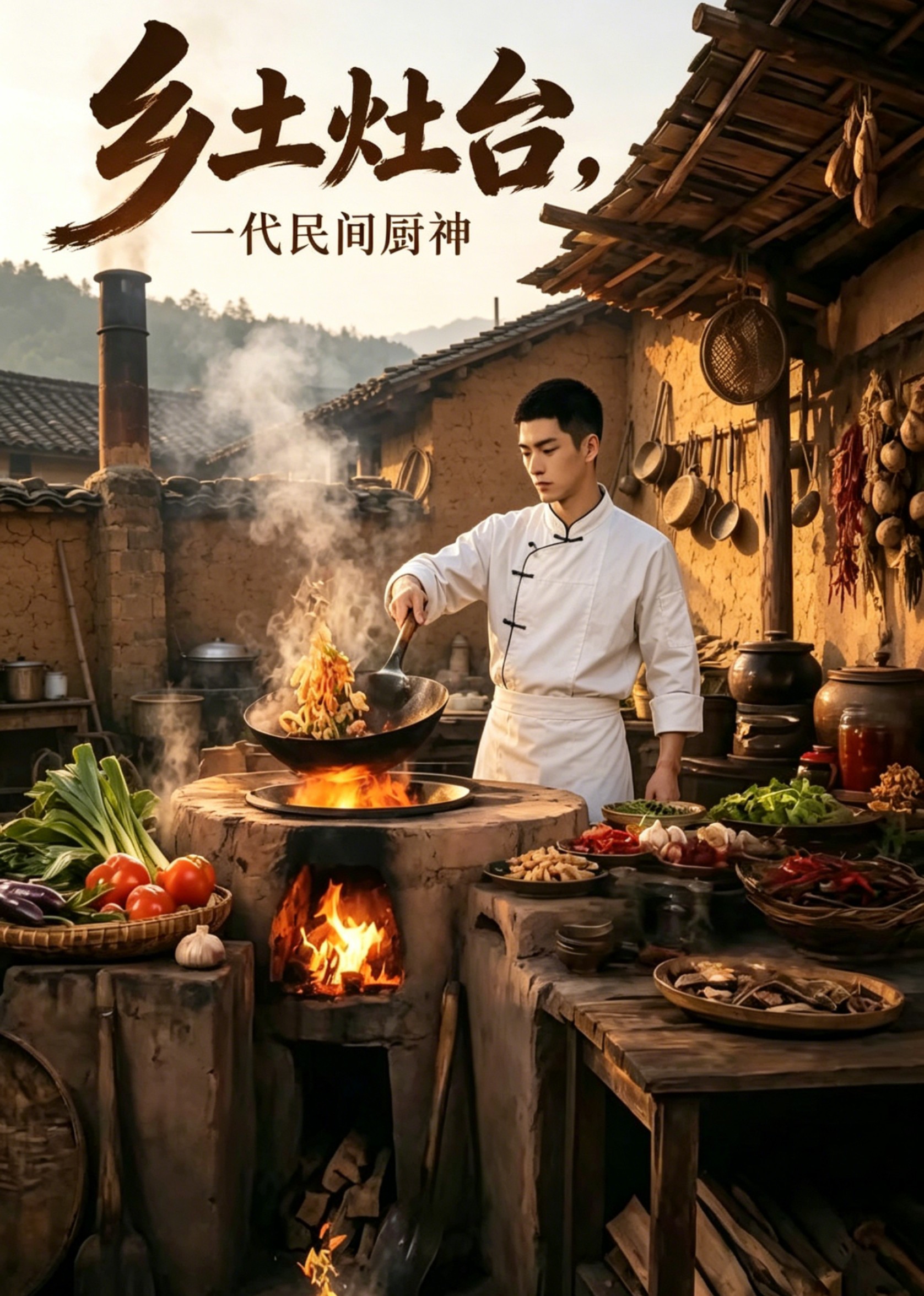 乡土灶台，一代民间厨神
