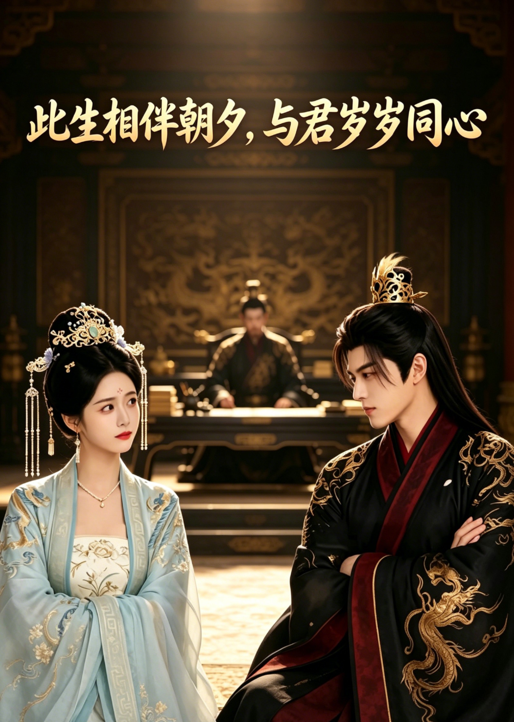 此生相伴朝夕，与君岁岁同心