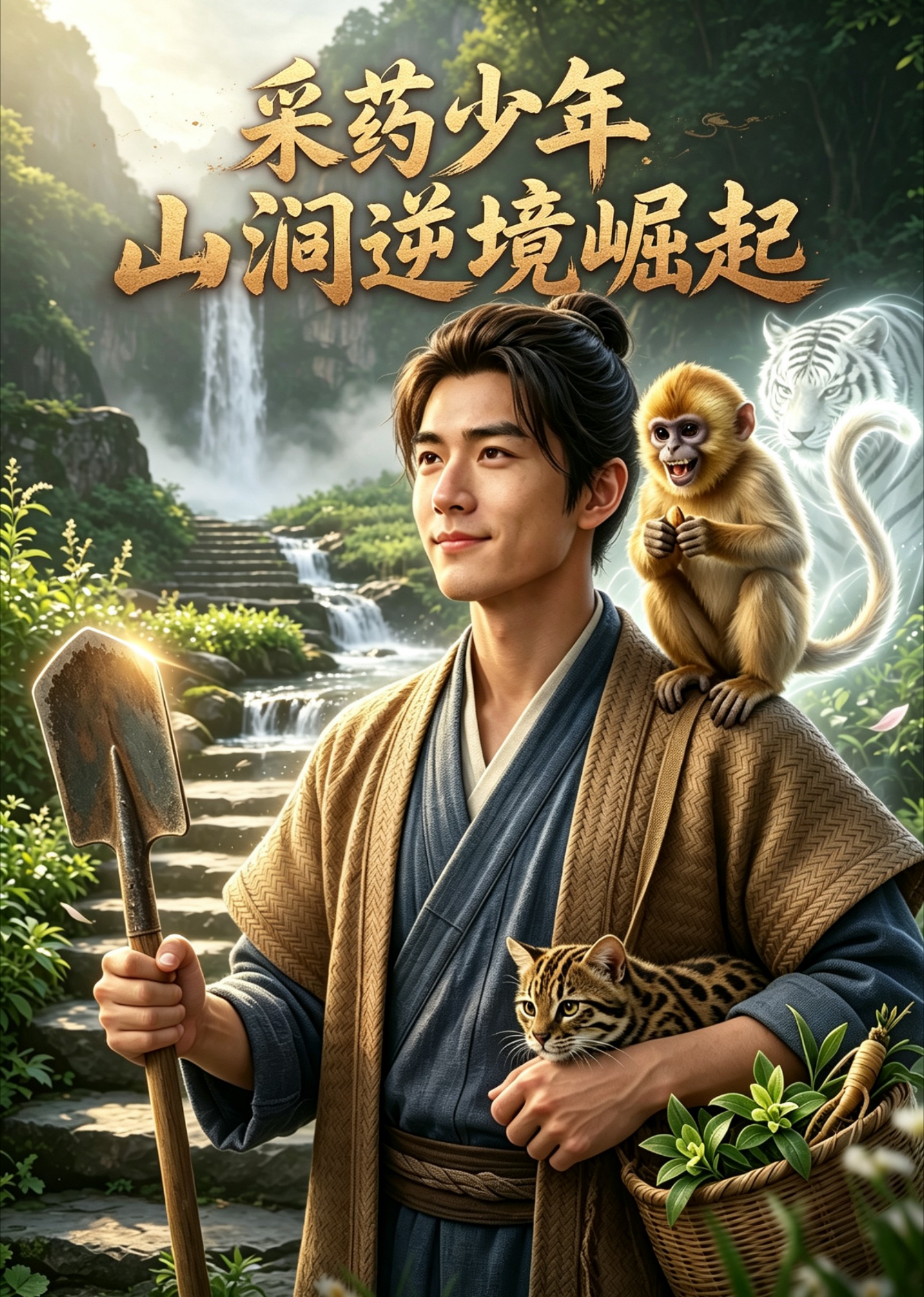 采药少年山涧逆境崛起