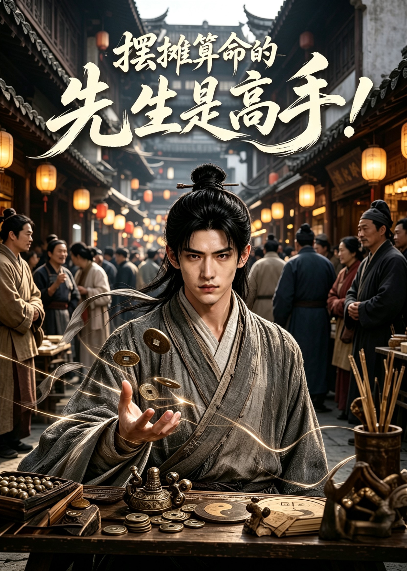 摆摊算命的先生是高手！封面图