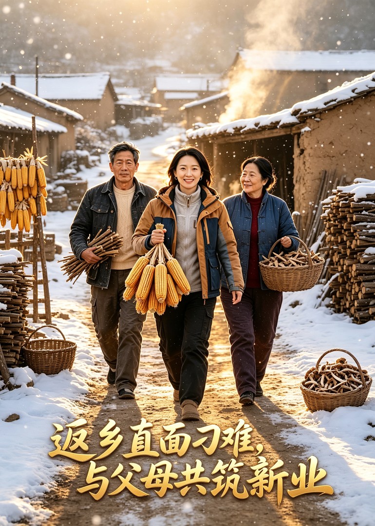 返乡直面刁难，与父母共筑新业