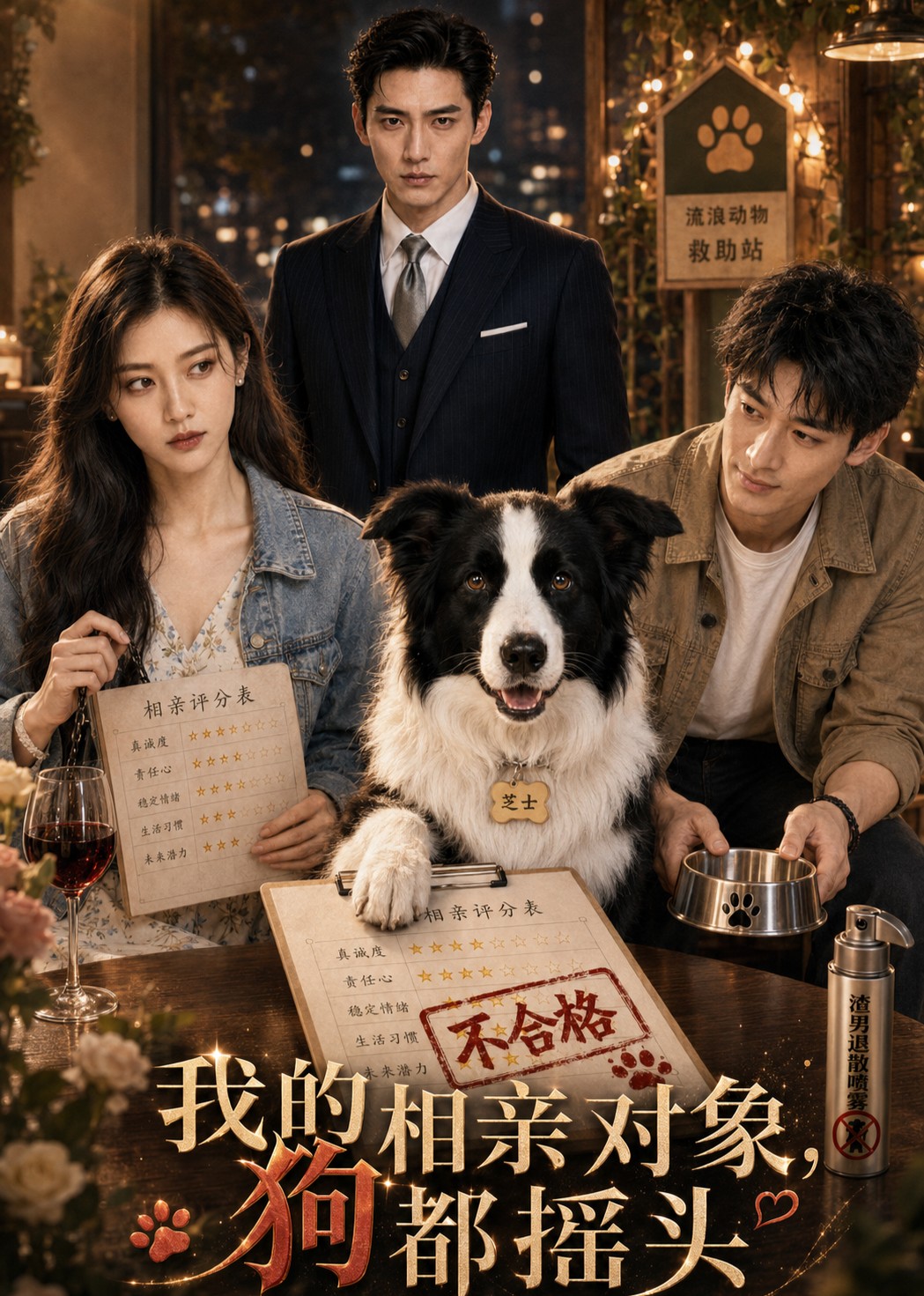 我的相亲对象，狗都摇头