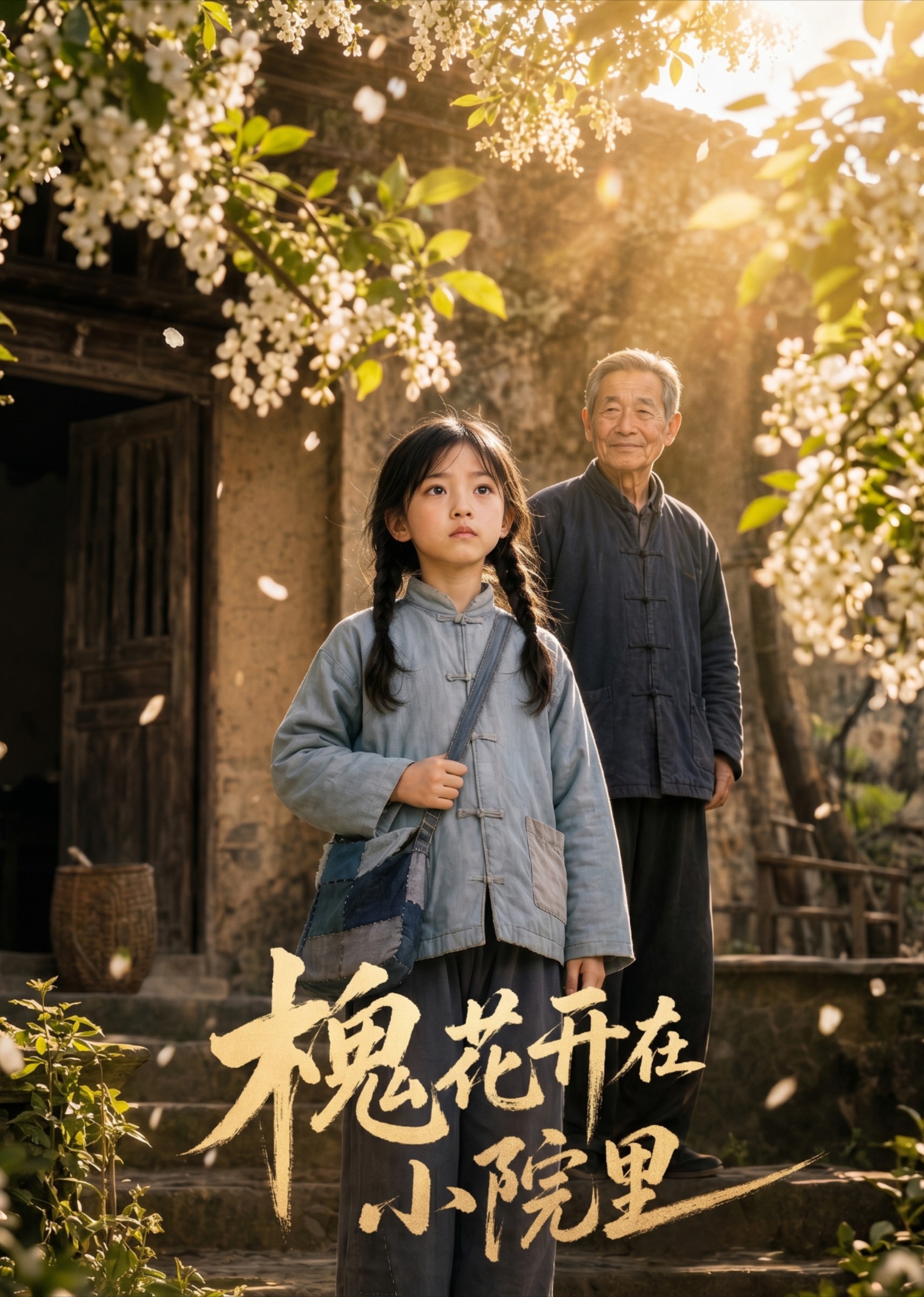 槐花开在小院里封面图