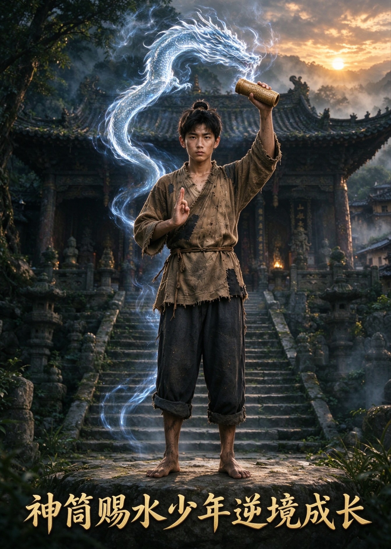 神筒赐水少年逆境成长封面图