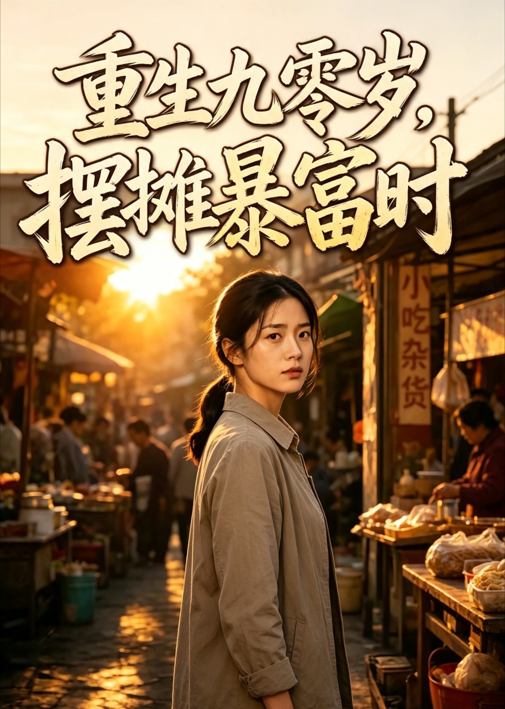 重生九零岁，摆摊暴富时封面图