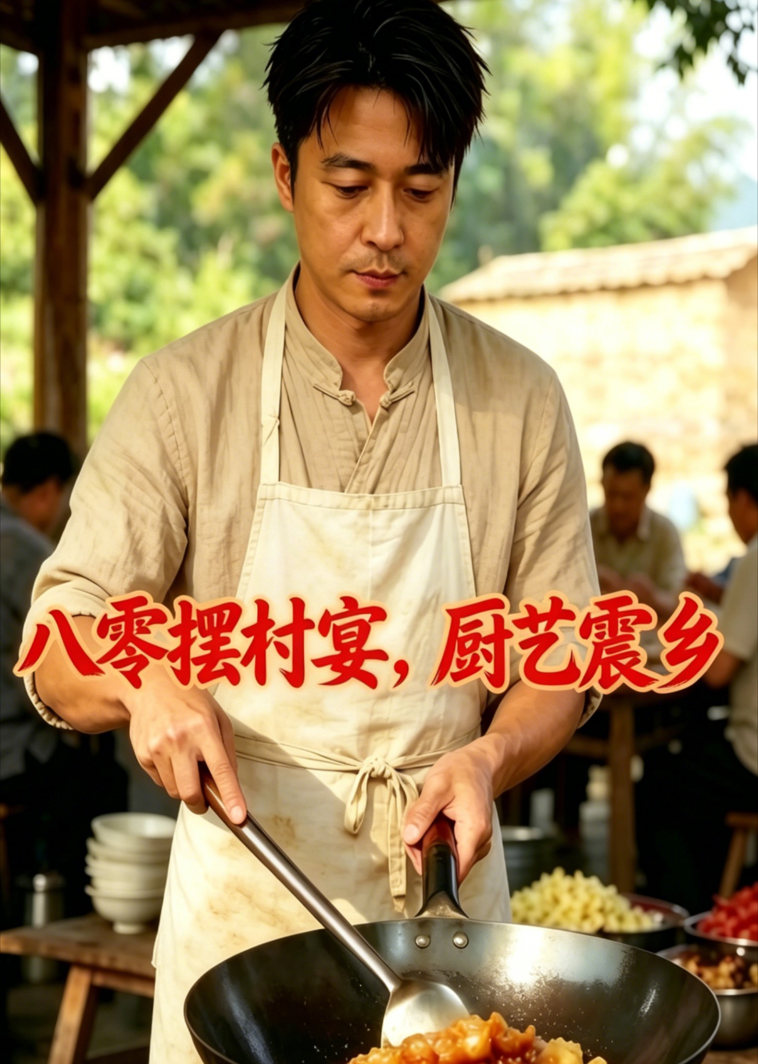 八零摆村宴，厨艺震全乡