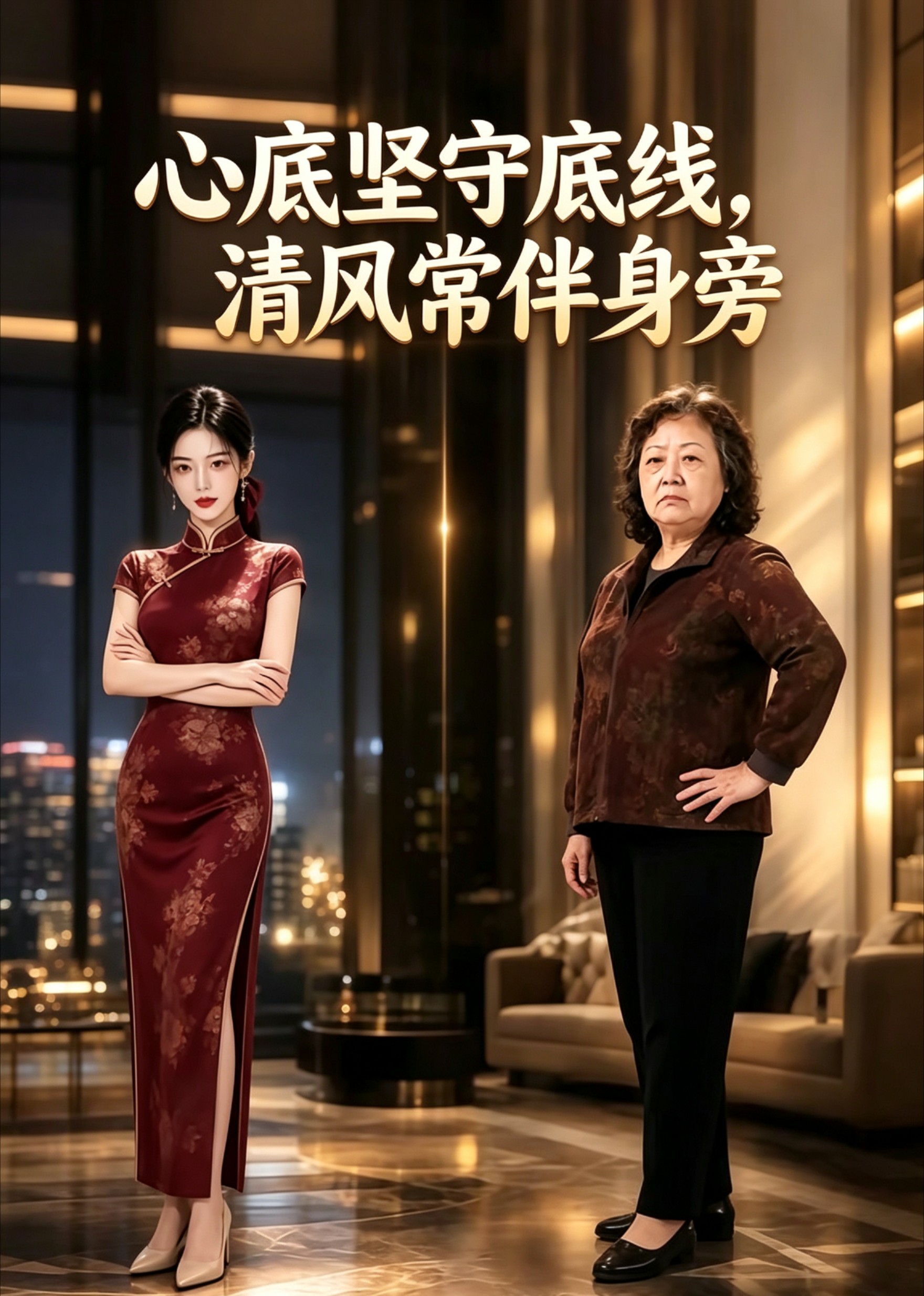 心底坚守底线，清风常伴身旁