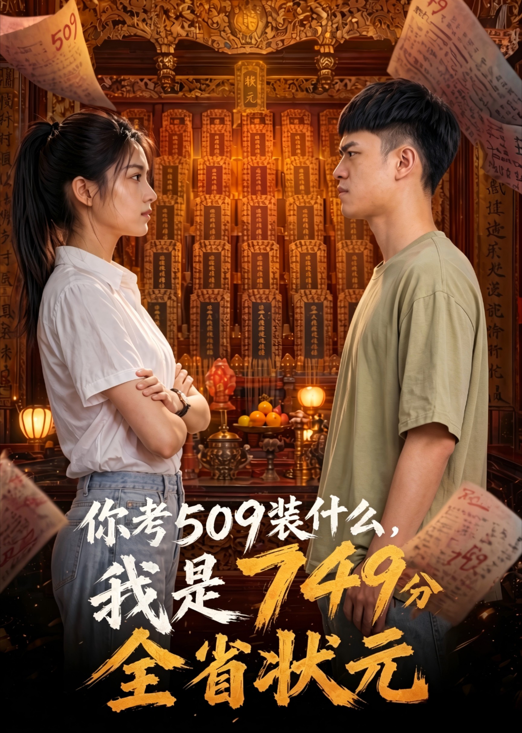 你考509装什么，我是749分全省状元