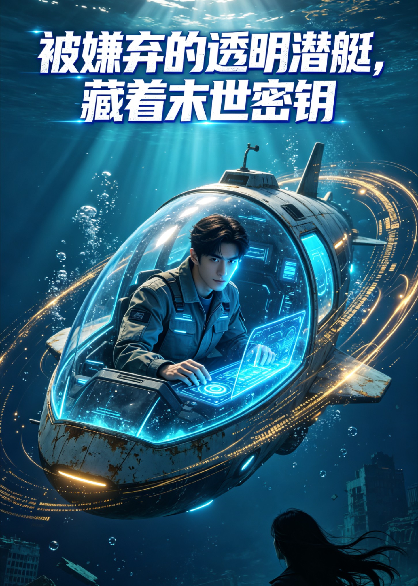 被嫌弃的透明潜艇，藏着末世密钥