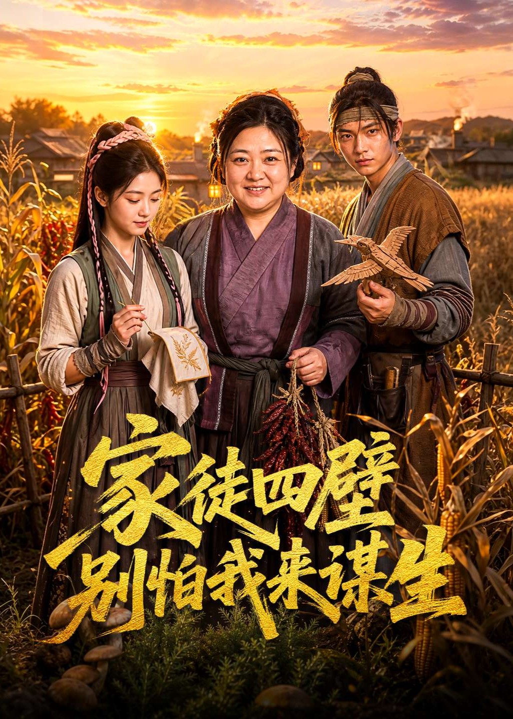 家徒四壁别怕我来谋生