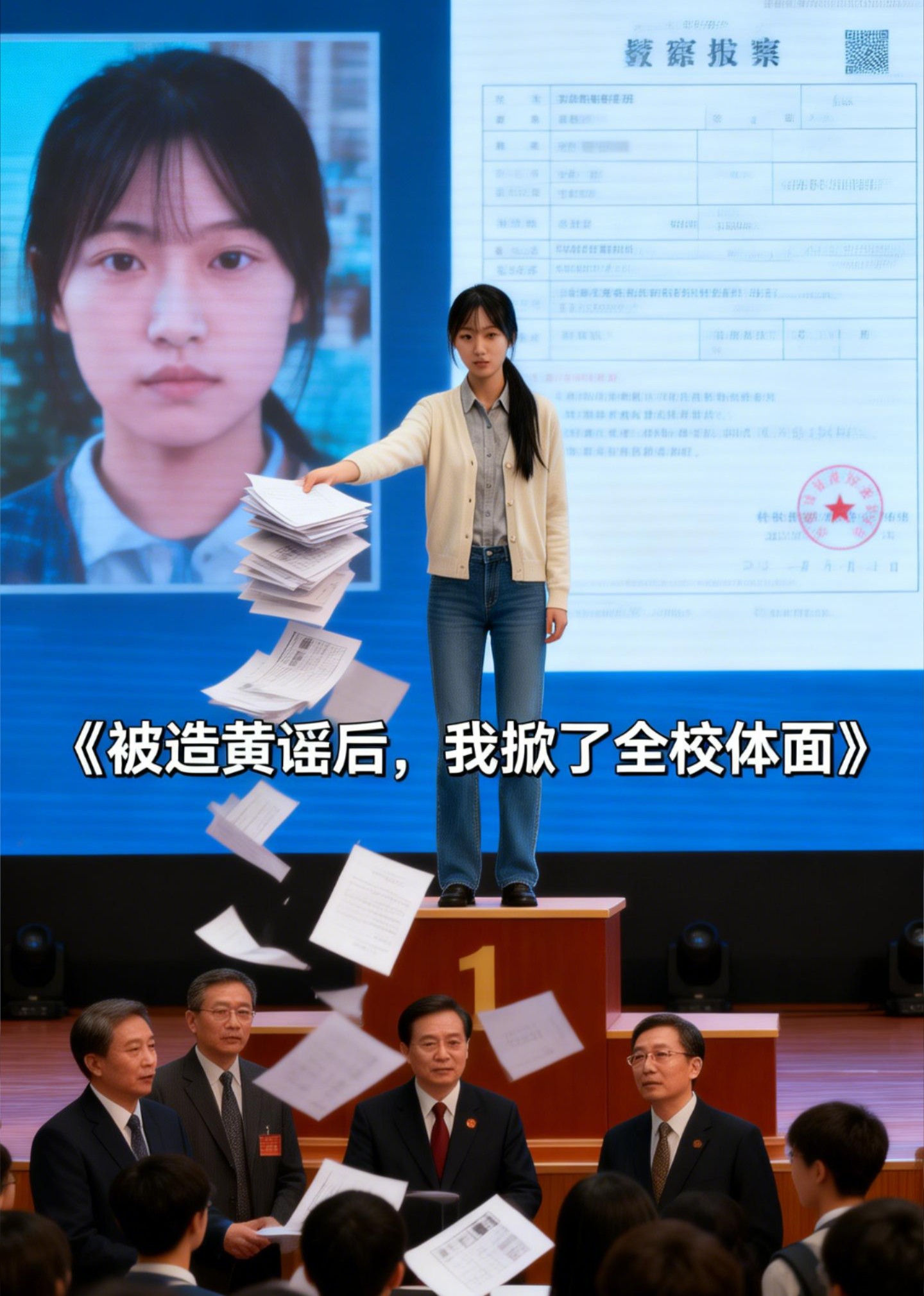 被造黄谣后，我掀了全校体面封面图