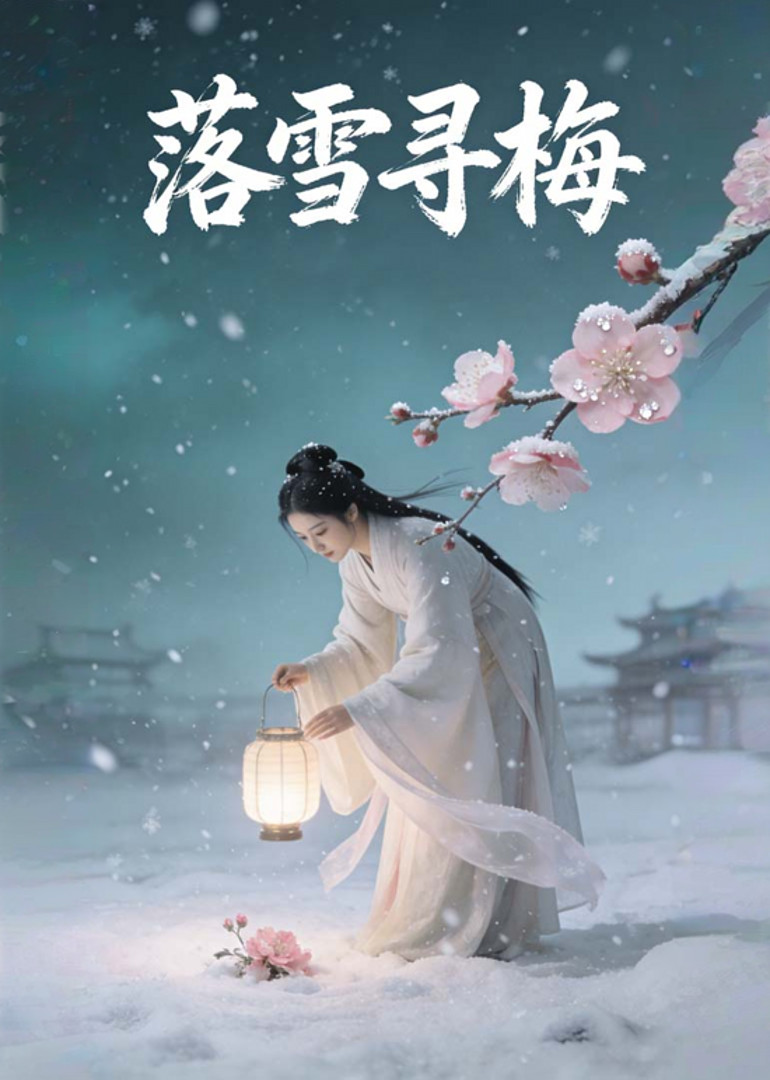 落雪寻梅