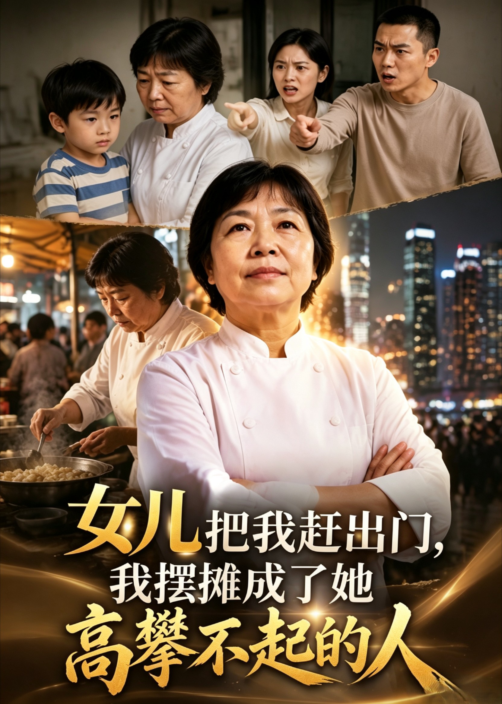 女儿把我赶出门，我摆摊成了她高攀不起的人