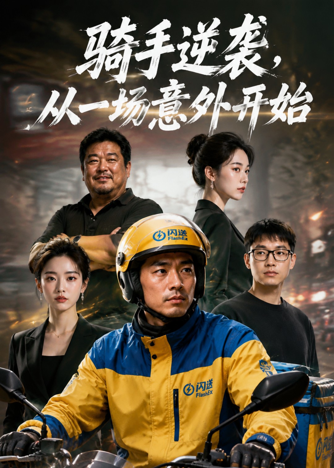 骑手逆袭，从一场意外开始