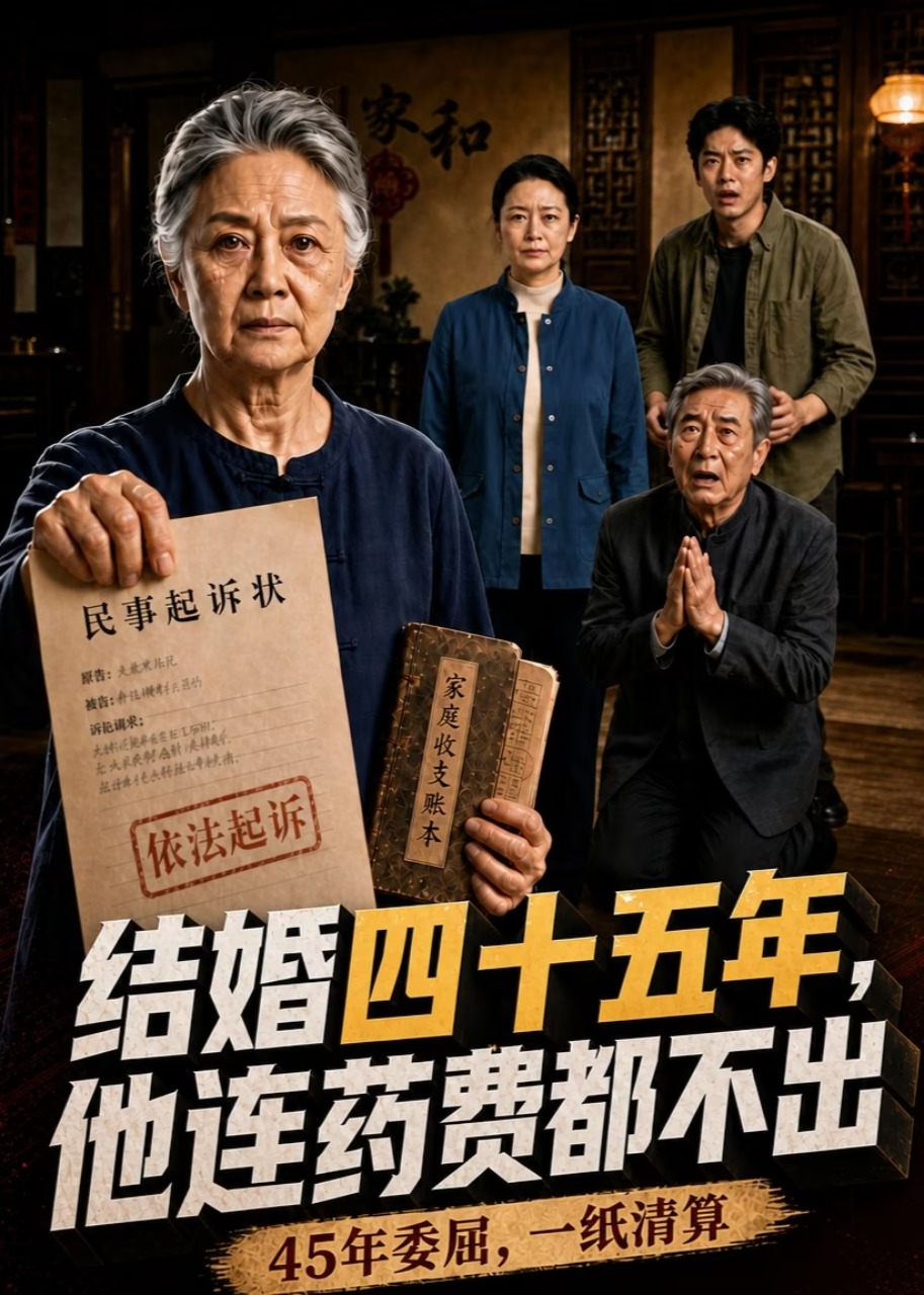 结婚四十五年，他连药费都不出