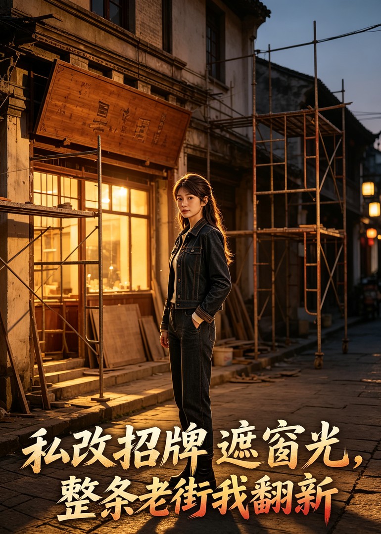 私改招牌遮窗光，整条老街我翻新