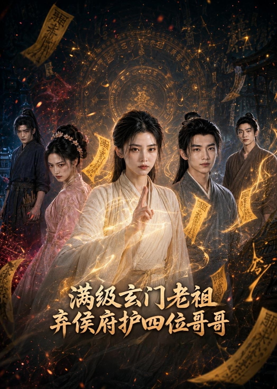 满级玄门老祖，弃侯府护四位哥哥