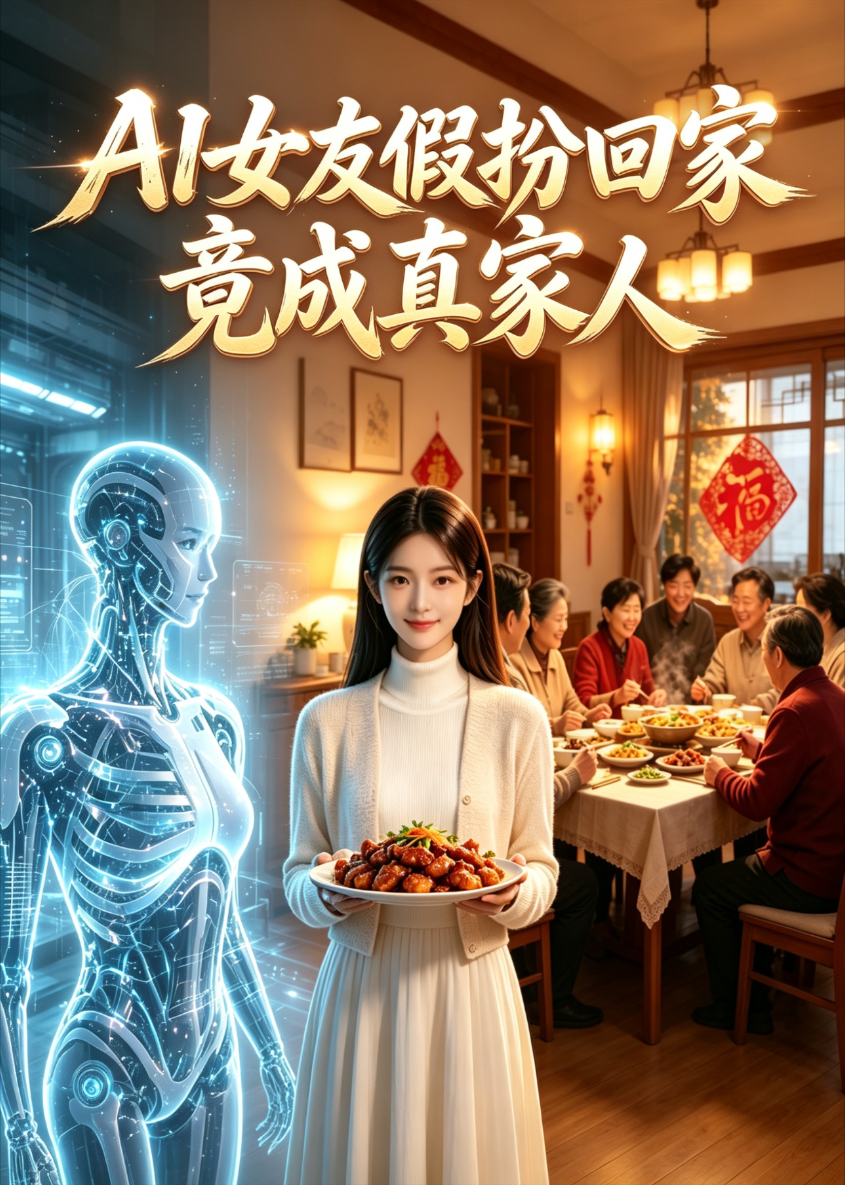 AI女友假扮回家竟成真家人