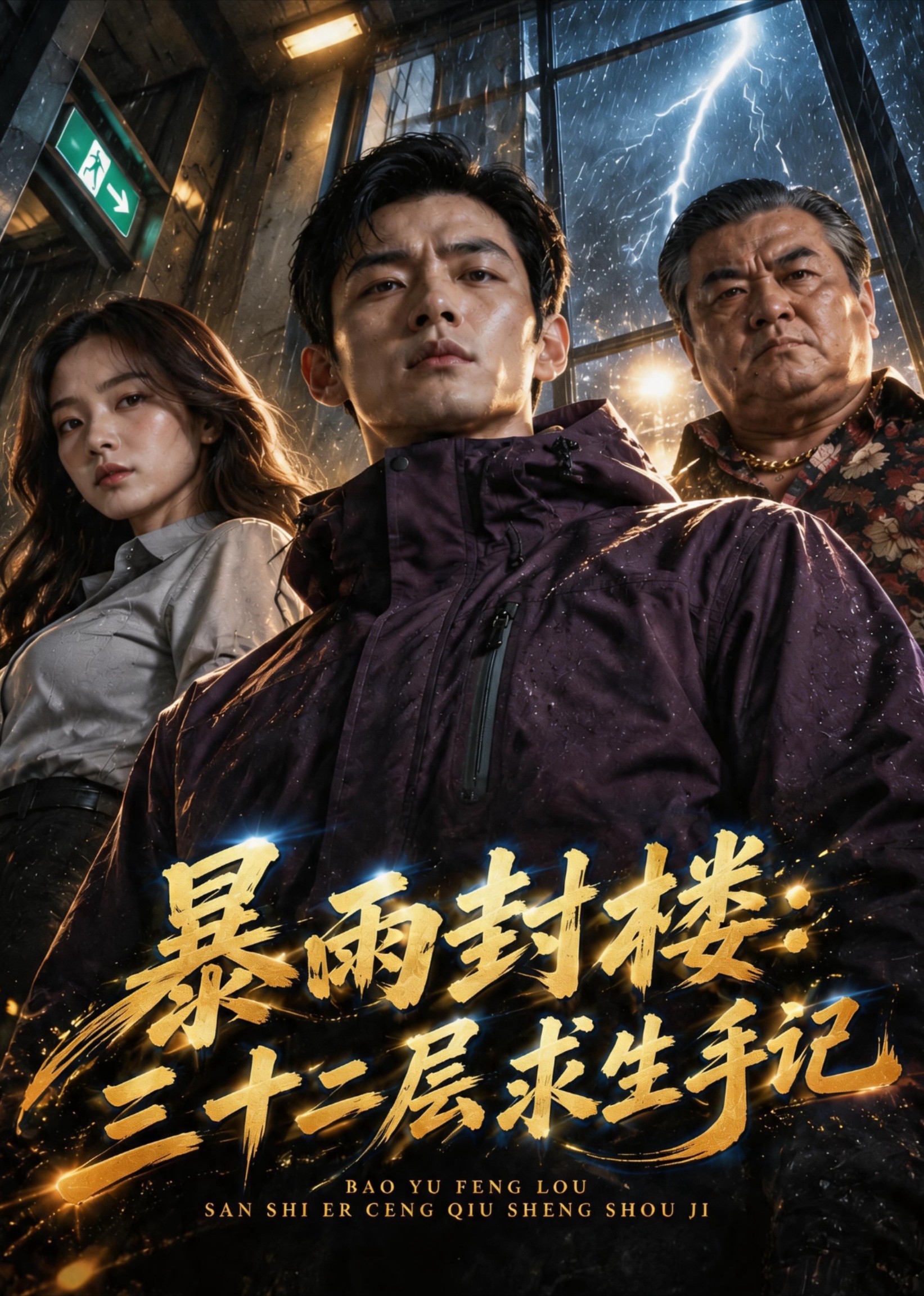 暴雨封楼：三十二层求生手记封面图