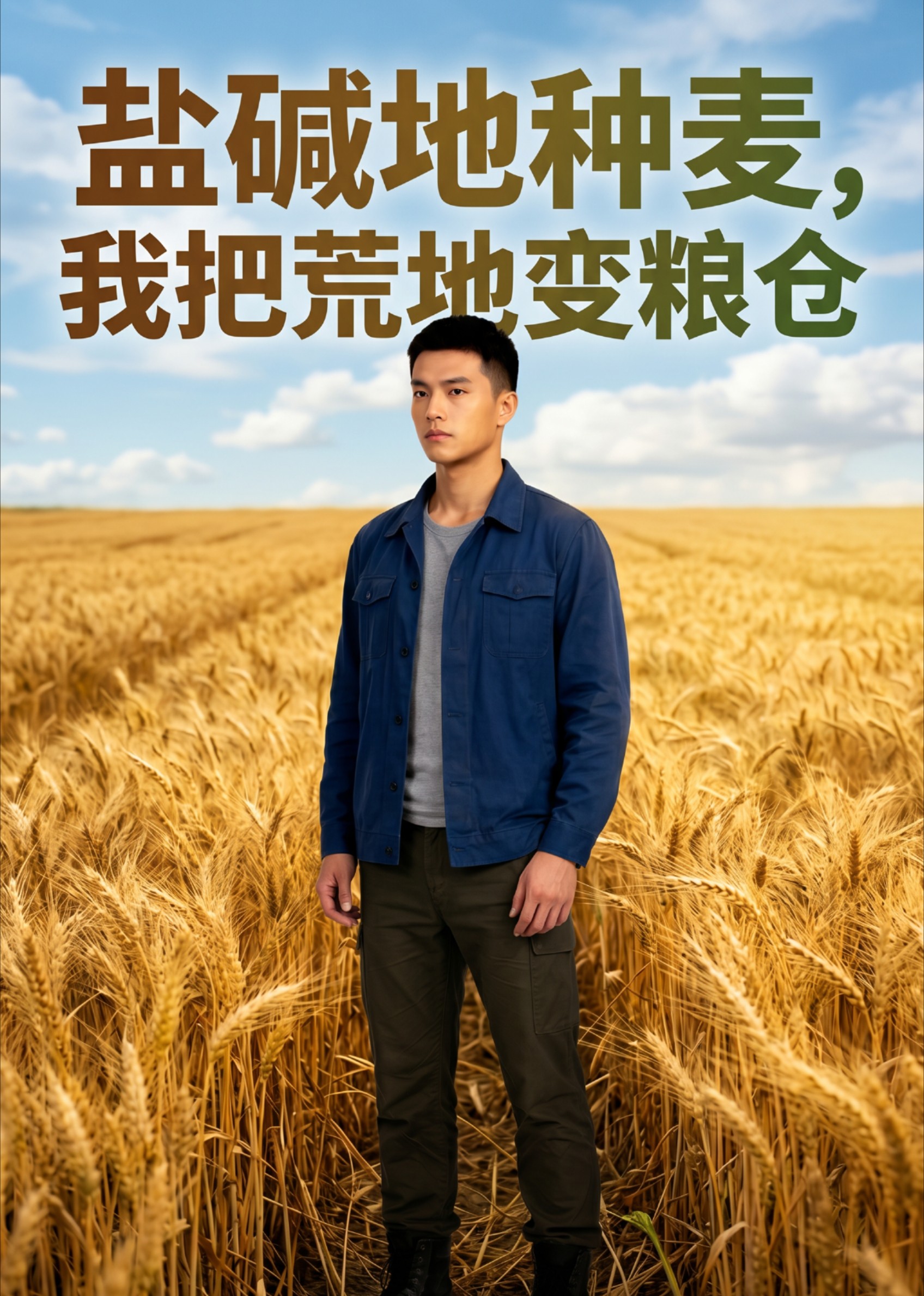 盐碱地种麦，我把荒地变粮仓