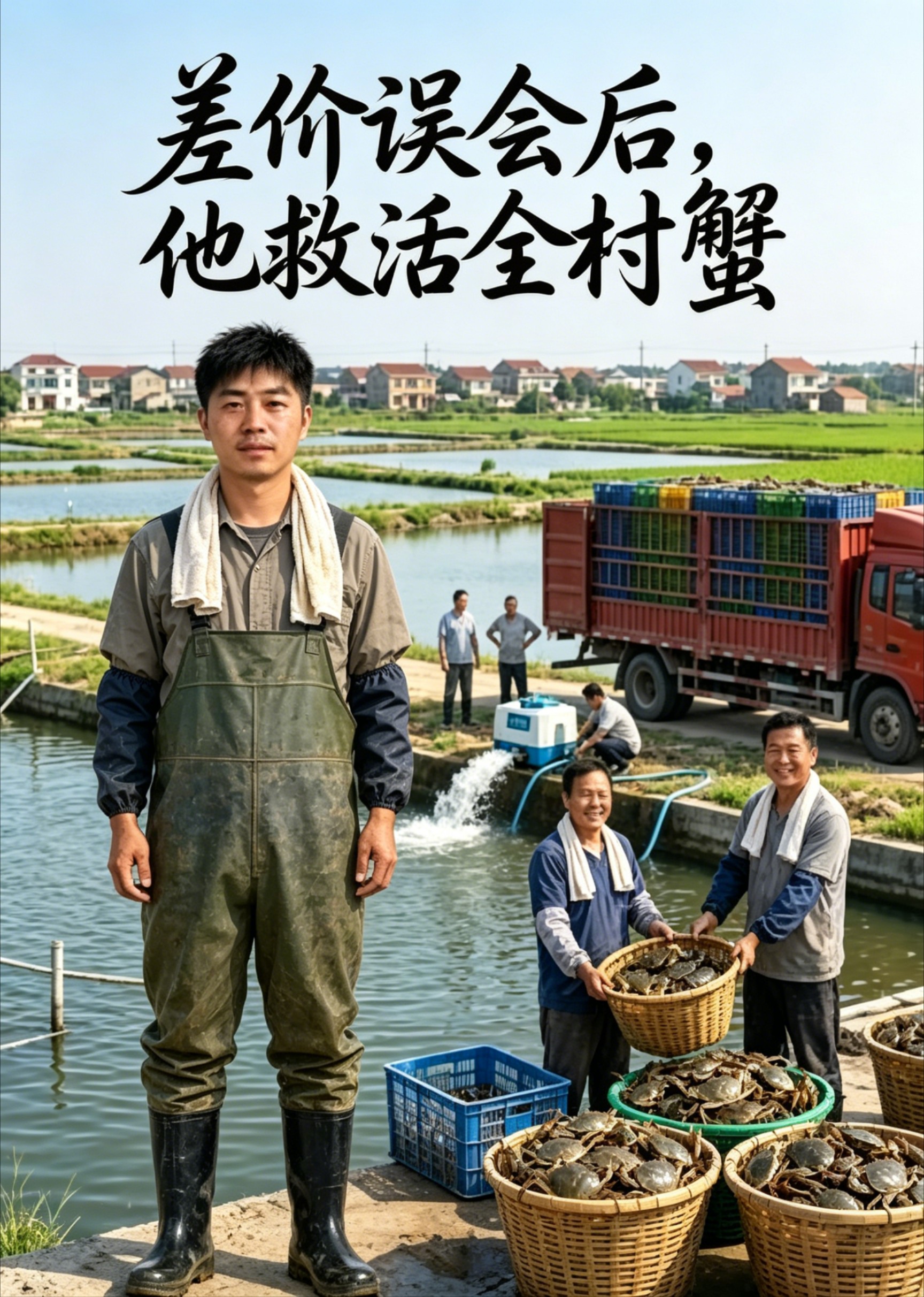差价误会后，他救活全村蟹