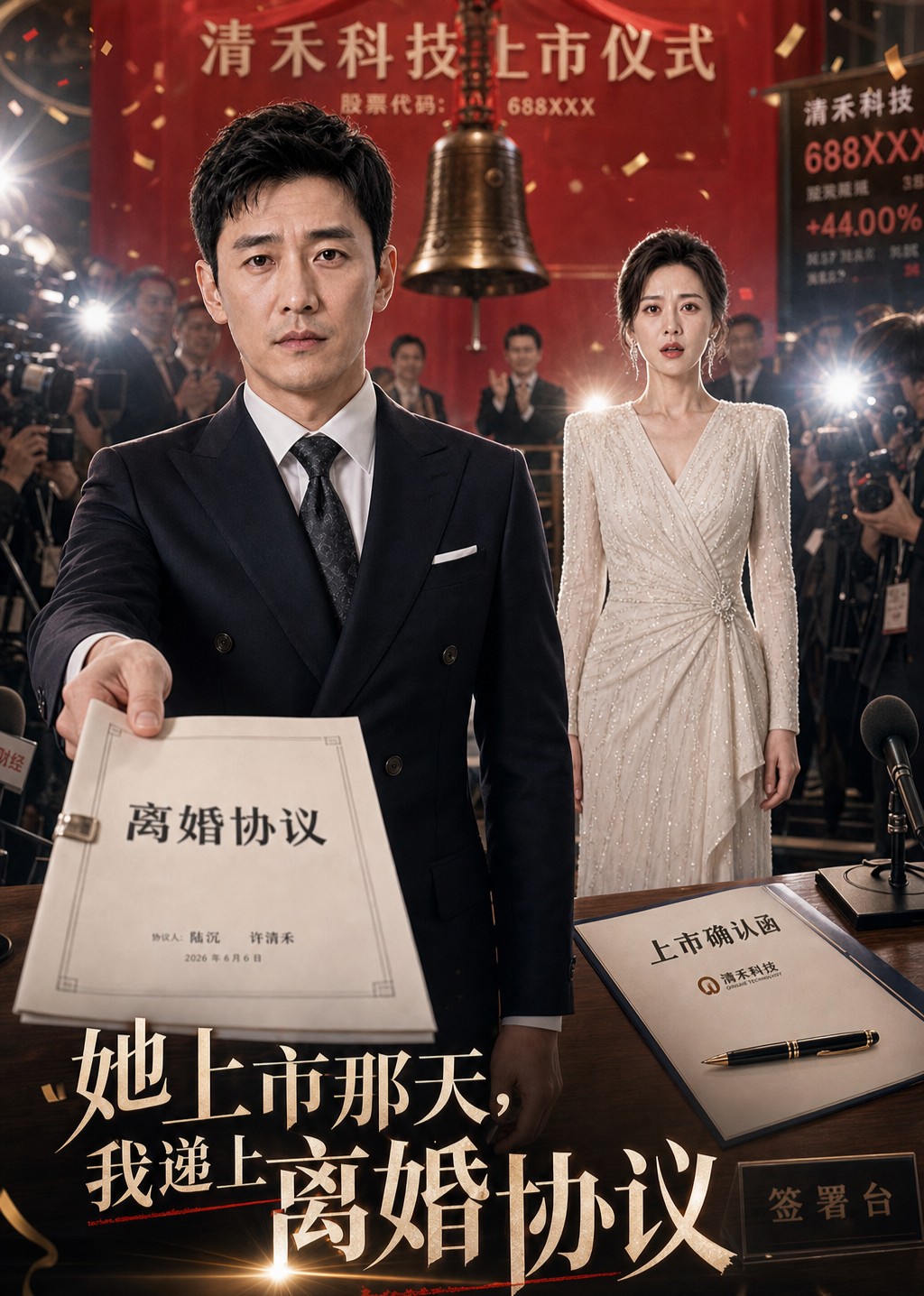 她上市那天，我递上离婚协议